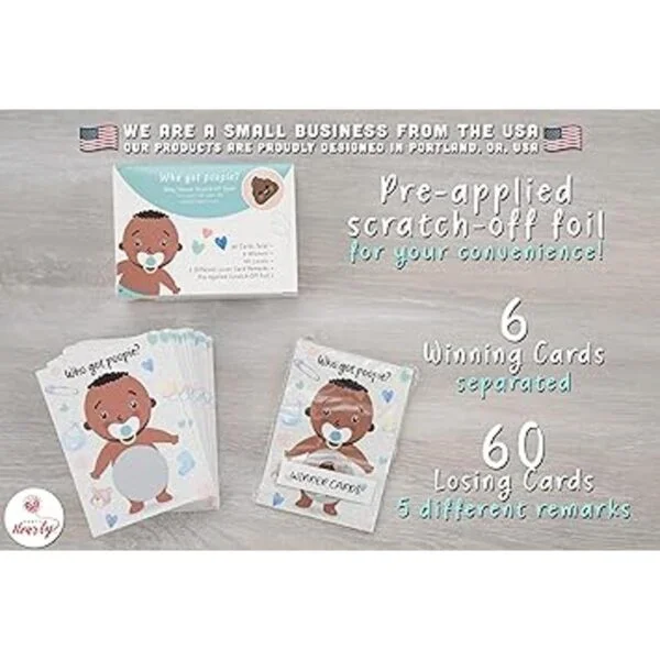 Juegos de baby shower 66 tarjetas de rifa Party Hearty_2
