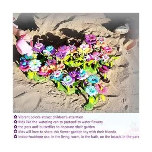 Juguetes de construcción de jardín de flores juego de 200_3