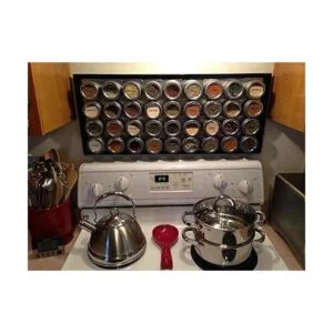 CMS MAGNETICS Organizador de pared de acero inoxidable de