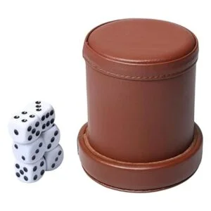 RERIVER Juego de tazas de cuero con tapa forro de fieltro_2