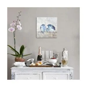 Lienzo de pájaro para pared decoración de fotos de color_2