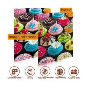 Rompecabezas surtido de 500 piezas para cupcakes para_5