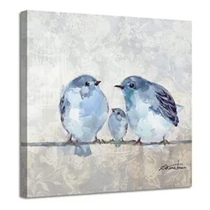 Lienzo de pájaro para pared decoración de fotos de color_1