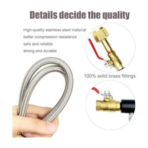 CGA320 G12 Manguera adaptadora de recarga de cilindro de_2