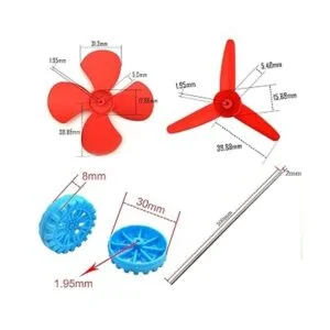 Juego de 18 motores de corriente continua mini motor