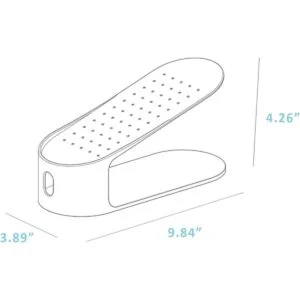 Carrotez Organizador de ranuras para zapatos paquete de 3