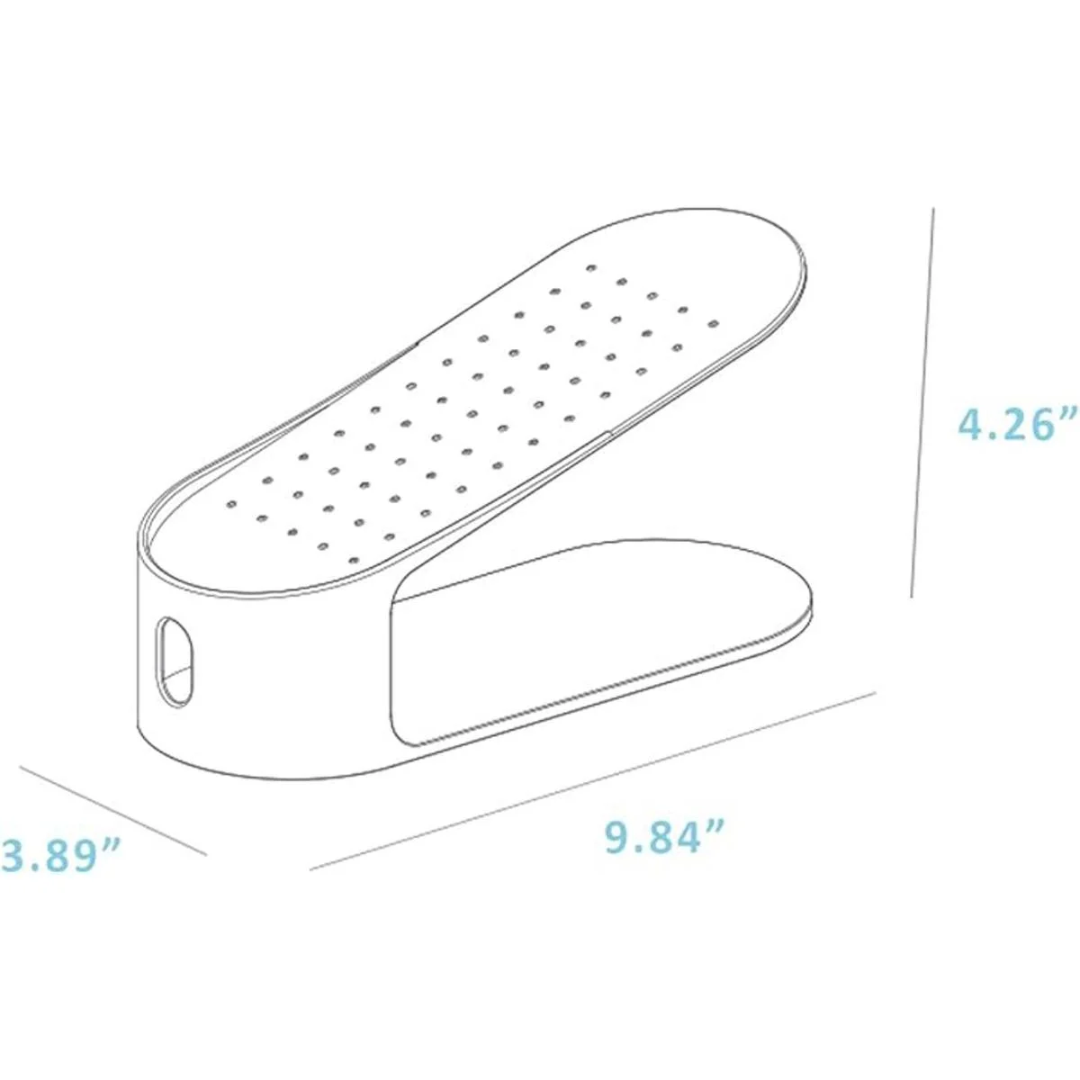 Carrotez Organizador de ranuras para zapatos paquete de 3