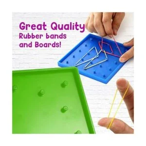 Paquete de 6 unidades de doble cara Geoboard material_4