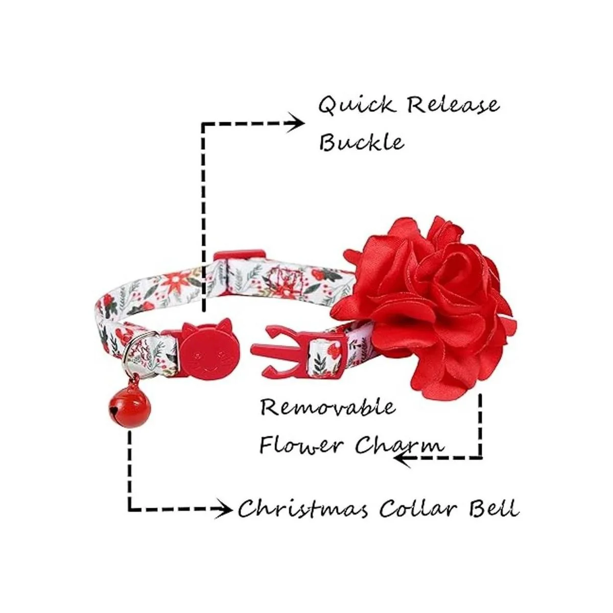 Collar de Navidad para gatos BoomBone con diseño de_2