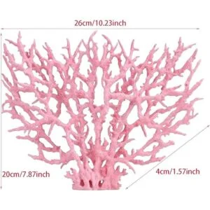 Besimple Adorno de coral artificial para acuario