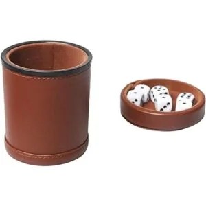 RERIVER Juego de tazas de cuero con tapa forro de fieltro_6