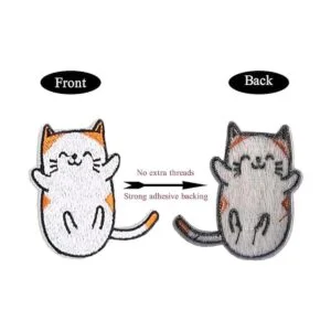 Parches de bordado lindo gato para planchar adhesivos_3