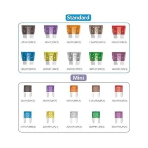 Kit surtido de 266 fusibles de coche Fusibles de hoja_2