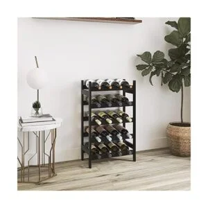 SMIBUY Estante para vino de bambú soporte para 20_3