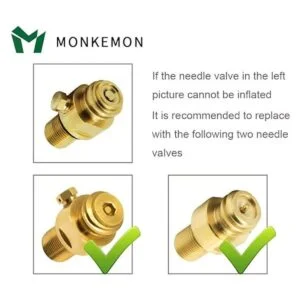 CGA320 G12 Manguera adaptadora de recarga de cilindro de_4