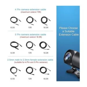 Pixelman Cable de extensión de cámara de reserva macho a_2