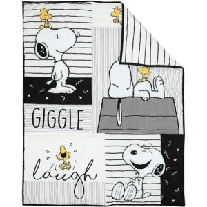 Lambs Ivy Classic Snoopy Juego de ropa de cama de 3_3