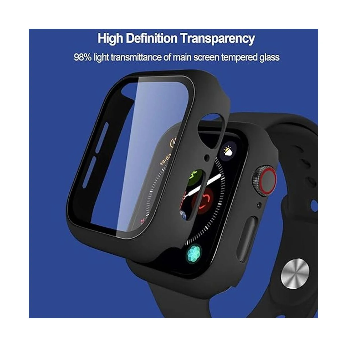 Charlam Funda compatible con Apple Watch con caja de 1_2