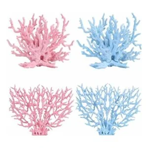 Besimple Adorno de coral artificial para acuario