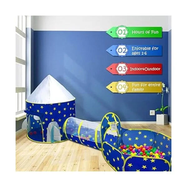 Tienda de campaña de juego para niños con hoyo de pelota