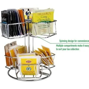 Mind Reader Bolsa de té para carrusel soporte de