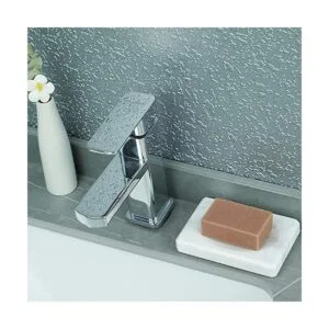 CAAS Jabonera de mármol con bandeja de jabón para baño_3