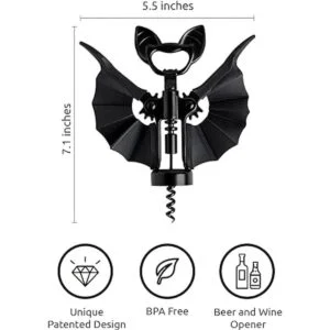 OTOTO Vino Spooky Bat Wine Abridor Decoración de_2