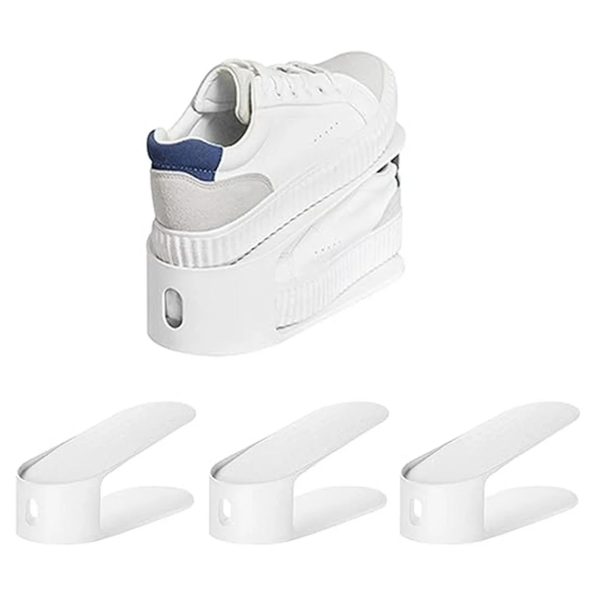 Carrotez Organizador de ranuras para zapatos paquete de 3