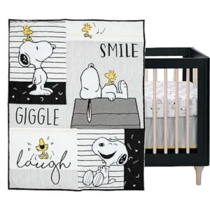 Lambs Ivy Classic Snoopy Juego de ropa de cama de 3_2