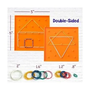 Paquete de 6 unidades de doble cara Geoboard material_2
