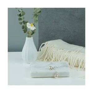 CAAS Jabonera de mármol con bandeja de jabón para baño_4