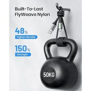 INIU Cable USB C 3 unidades 3.1A QC3.0 cable USB tipo C_3