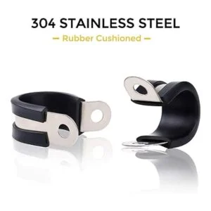 Fixitok Juego de 52 abrazaderas de goma de acero_5