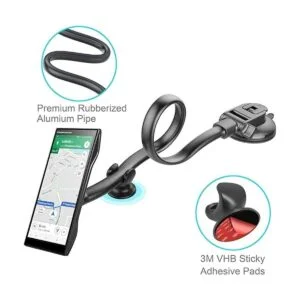 APPS2Car Soporte GPS mejorado de cuello de cisne de 13.5_4