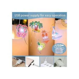 IMPRESS LIFE Guirnalda de luces temáticas de océano con