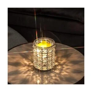 Calentador de cera de cristal de hierro forjado para_2