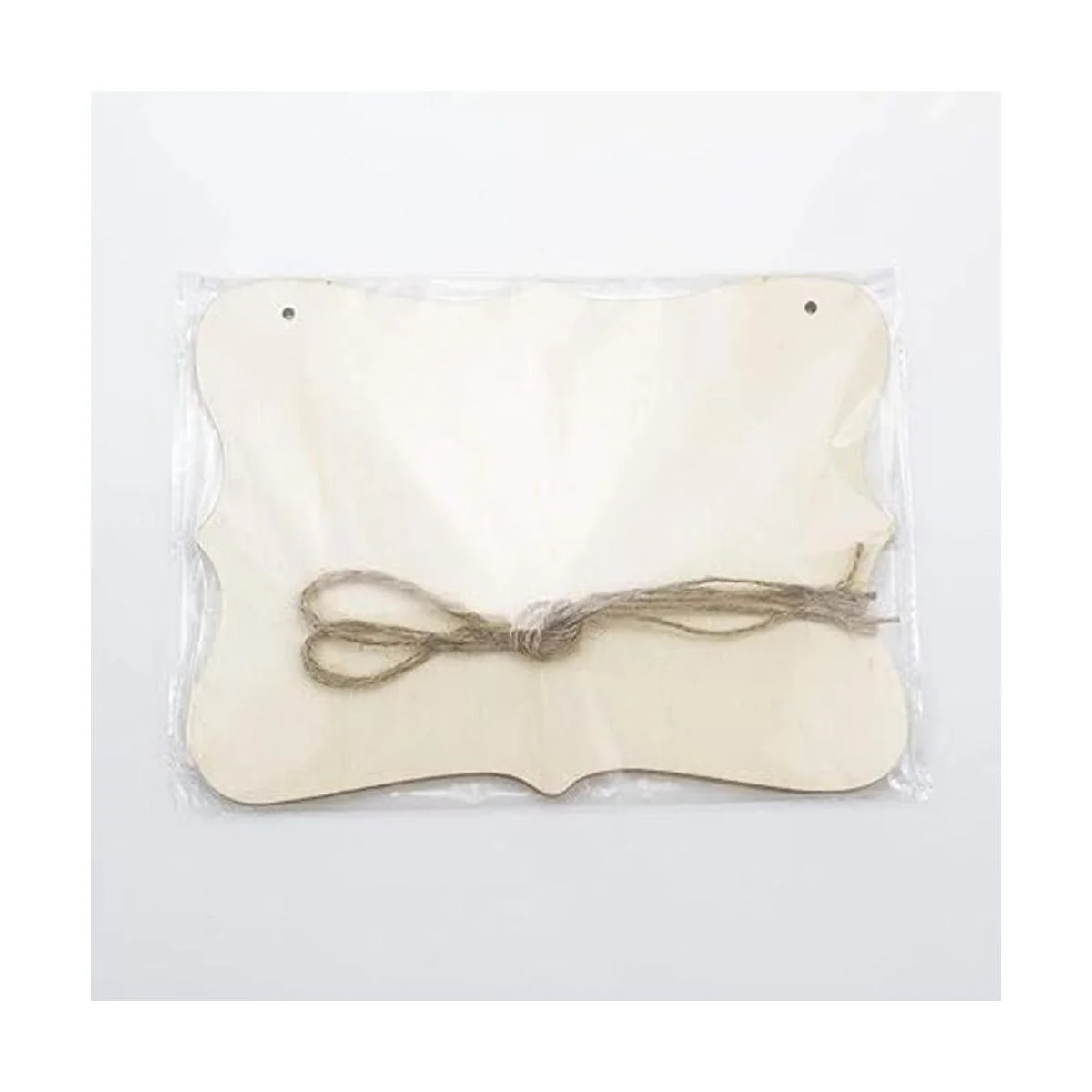 Janou 3 letreros de madera sin terminar para colgar en