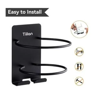 Tiilan Soporte para secador de pelo montaje en pared