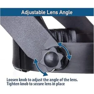 SE Illuminated Dual Lens FlipIn Head Magnifier MH1067L