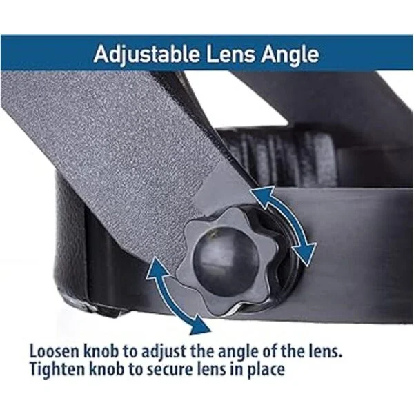 SE Illuminated Dual Lens FlipIn Head Magnifier MH1067L