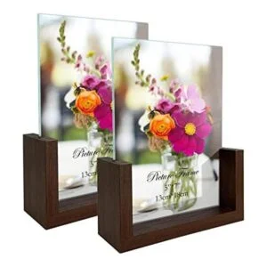 RLAVBL Juego de 2 portarretratos de 5 x 7 pulgadas marco_1