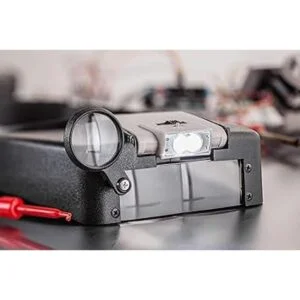 SE Illuminated Dual Lens FlipIn Head Magnifier MH1067L