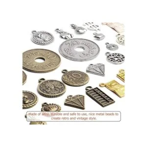 Monedas Charms Joyas 3.53 oz alrededor de 3070pcs Retro_3