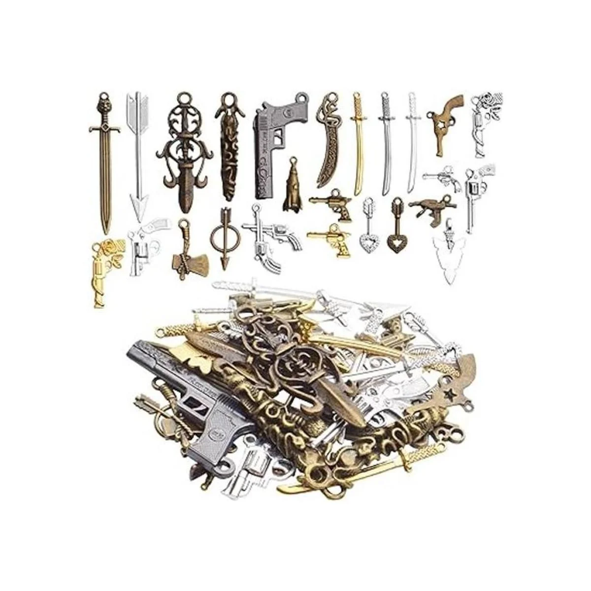 Armas encantos a granel 3.53 oz alrededor de 20 a 40_1