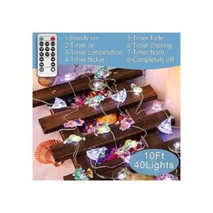 IMPRESS LIFE Guirnalda de luces temáticas de océano con