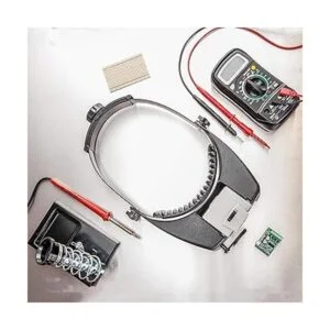 SE Illuminated Dual Lens FlipIn Head Magnifier MH1067L