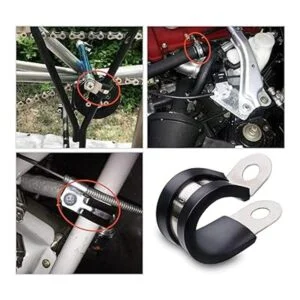 Fixitok Juego de 52 abrazaderas de goma de acero_6