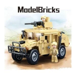 Octopbrik Juguete de construcción de vehículos militares_4