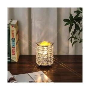 Calentador de cera de cristal de hierro forjado para_3