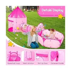 PigPigPen Tienda de campaña de juego para niños de 3_4